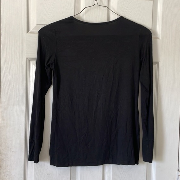 Bejeweled jewels & jeans black blue bedazzled long sleeve Tshirt sweater sz XL - Picture 2 of 16